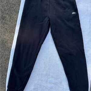 Lacoste Black Joggers Tapered Sweatpants